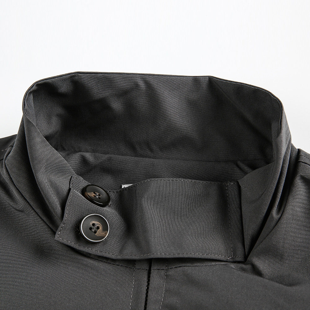 Collar Work Style Jacket Men's Spring and Autumn Loose Pilot Jacket Baseball Jacket