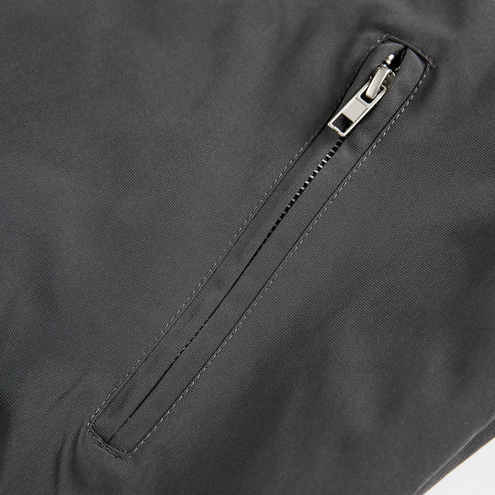 Collar Work Style Jacket Men's Spring and Autumn Loose Pilot Jacket Baseball Jacket