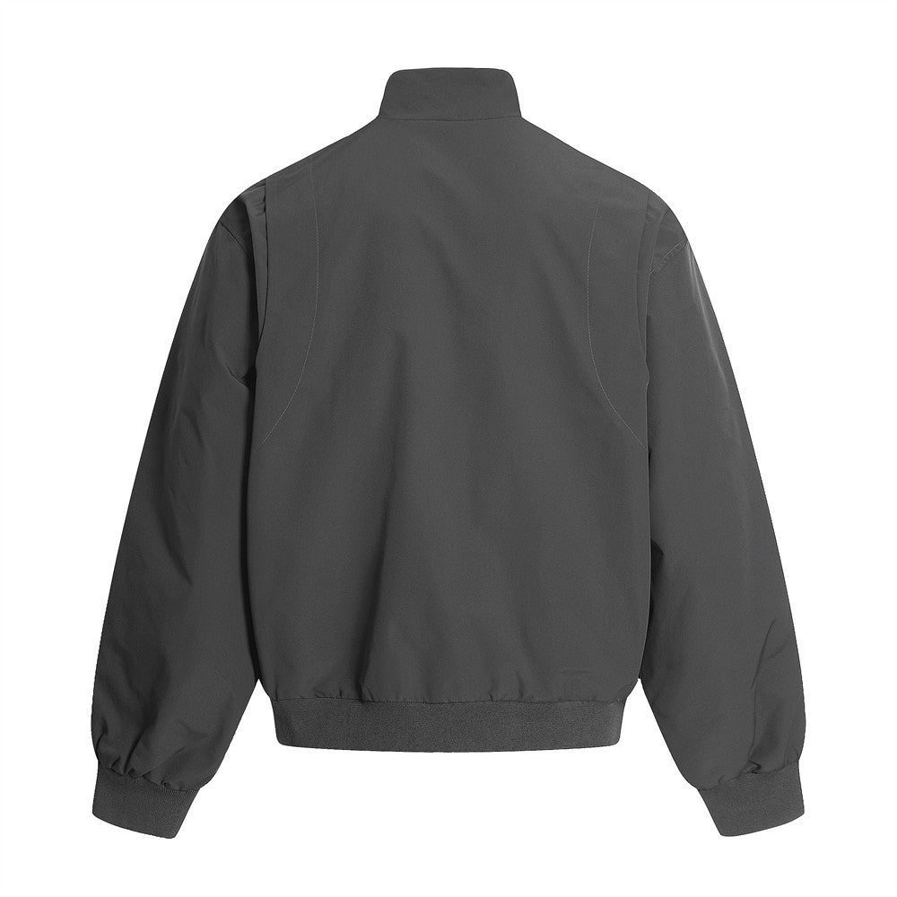 Collar Work Style Jacket Men's Spring and Autumn Loose Pilot Jacket Baseball Jacket